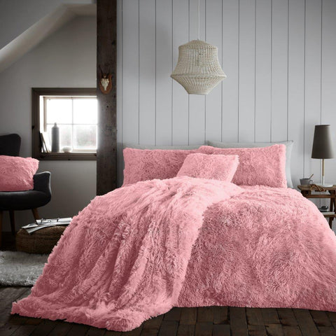 Luxury Hug & Snug Duvet Cover Set Pink