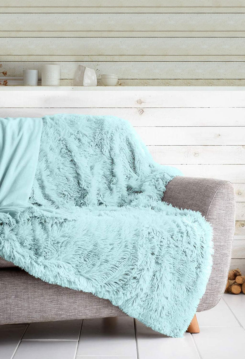 Duck Egg Blue Throw THE HUG&SNUG TheHugSnugStore