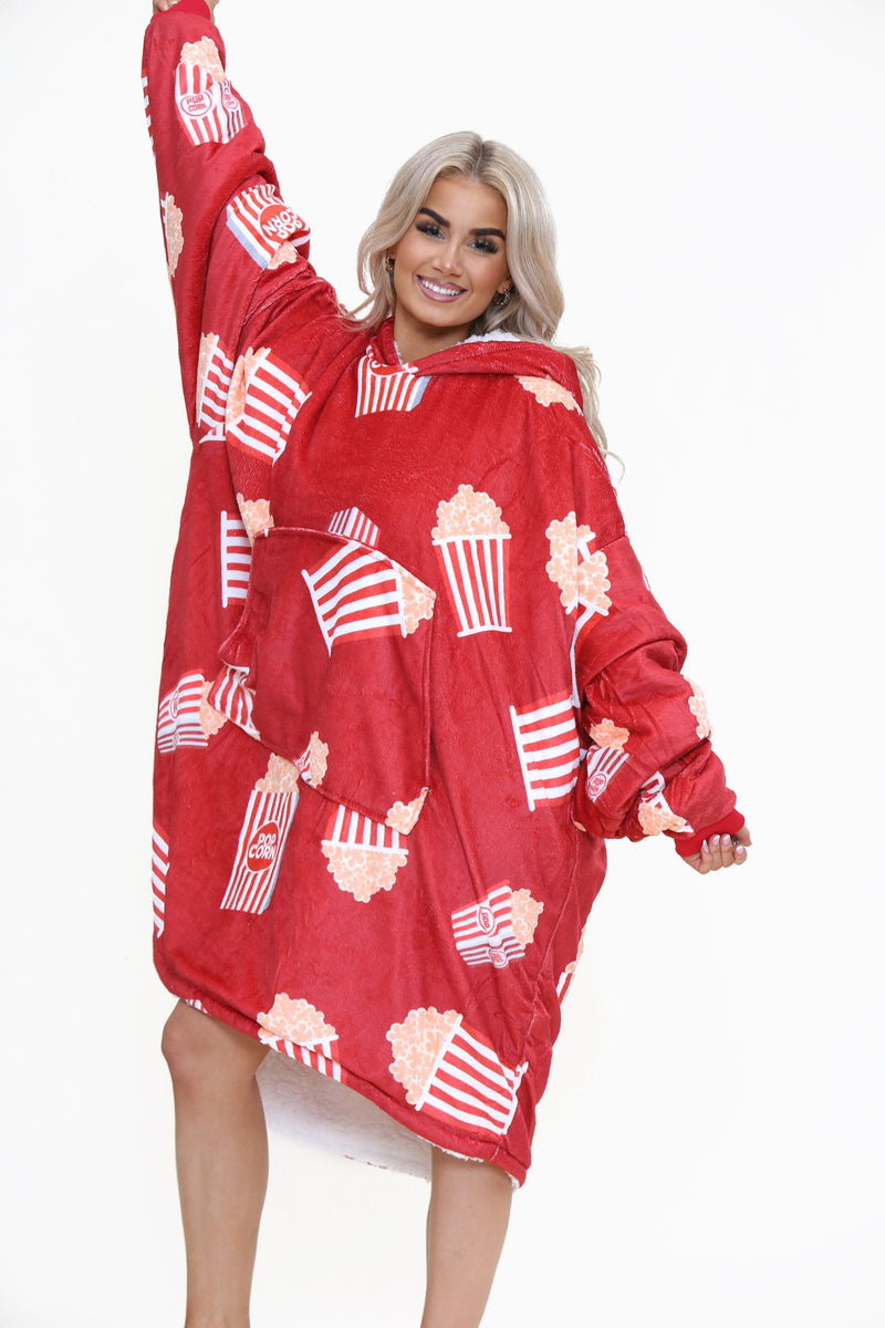Plus size new arrivals popcorn hoodie