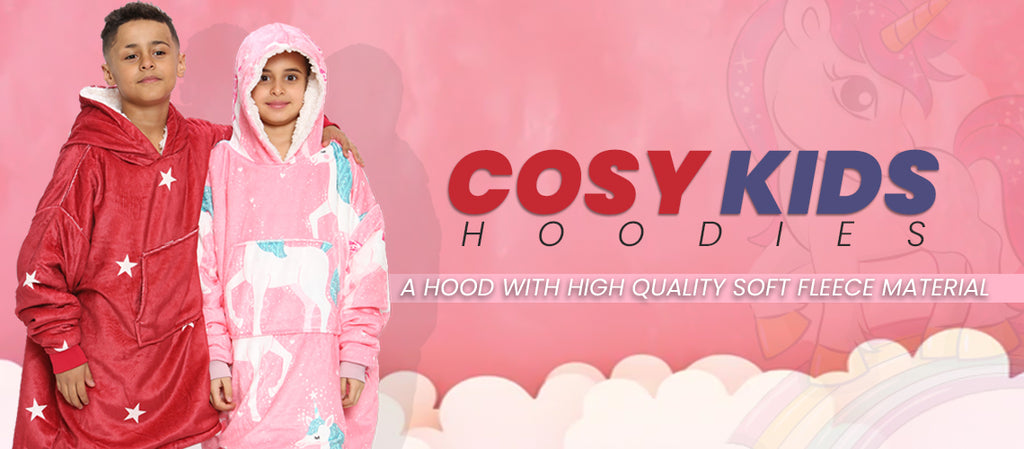 Hug & Snug Warmth Kids Blanket Hoodies