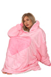 Cat Face Pink Printed Hoodie - TheHugSnugStore