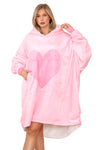 Cat Face Pink Printed Hoodie - TheHugSnugStore