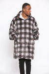Check Hoodie Fleece
