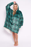 Check Hoodie Fleece