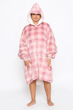 Check Hoodie Fleece