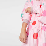 Cherries Pink Printed Hoodie - TheHugSnugStore