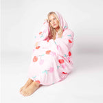 Cherries Pink Printed Hoodie - TheHugSnugStore