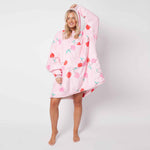 Cherries Pink Printed Hoodie - TheHugSnugStore