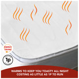 Fleece Electric Heated Blanket - TheHugSnugStore