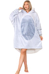 Elephant Face Printed Hoodie - TheHugSnugStore