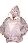 Fox Face Printed Hoodie - TheHugSnugStore