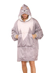 Fox Face Printed Hoodie - TheHugSnugStore