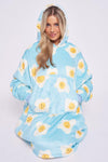 Fried Eggs Printed Hoodie - TheHugSnugStore