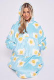 Fried Eggs Printed Hoodie - TheHugSnugStore