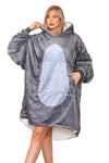 Hippo Face Printed Hoodie - TheHugSnugStore