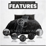 Luxury Hug & Snug Duvet Cover Set Charcoal - TheHugSnugStore
