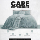 Luxury Hug & Snug Duvet Cover Set Duck Egg - TheHugSnugStore