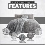 Luxury Hug & Snug Duvet Cover Set Silver - TheHugSnugStore