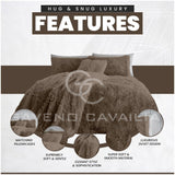 Luxury Hug & Snug Duvet Cover Set Mink - TheHugSnugStore