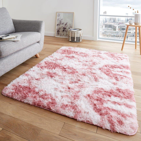 Marble Hug & Snug Rugs Blush Pink