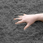 Plain Charcoal Hug & Snug Rugs