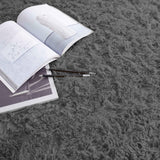 Plain Charcoal Hug & Snug Rugs