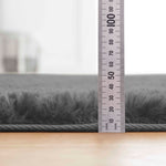 Plain Charcoal Hug & Snug Rugs