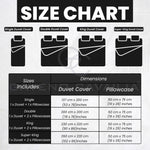 Luxury Hug & Snug Duvet Cover Set Black - TheHugSnugStore