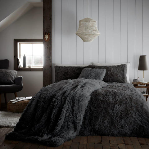 Luxury Hug & Snug Duvet Cover Set Charcoal - TheHugSnugStore