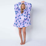 Humming Bird Lilac Printed Hoodie - TheHugSnugStore