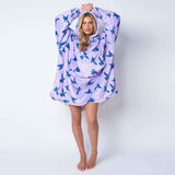 Humming Bird Lilac Printed Hoodie - TheHugSnugStore