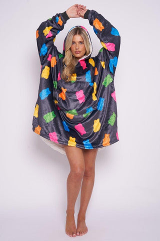 Jelly Bears Printed Hoodie