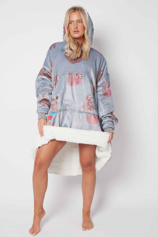 New Sloth Printed Hoodie - TheHugSnugStore