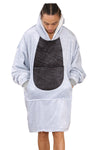 Panda Face Printed Hoodie - TheHugSnugStore