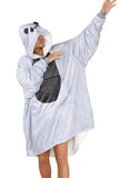 Panda Face Printed Hoodie - TheHugSnugStore