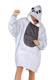 Panda Face Printed Hoodie - TheHugSnugStore