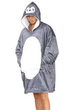 Penguin Face Printed Hoodie - TheHugSnugStore