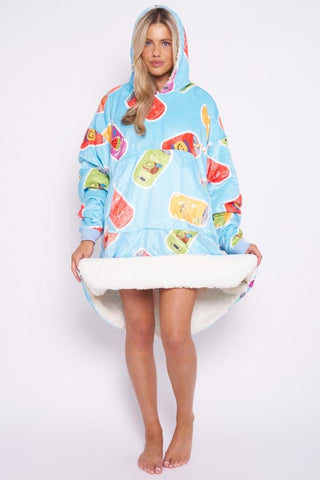 Soda Cans Printed Hoodie - TheHugSnugStore