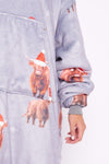 Seasonal Winter Highland Cow Hoodie - TheHugSnugStore