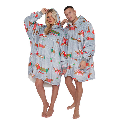 Seasonal Dachshund Through The Snow Hoodie - TheHugSnugStore