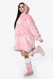 Blush Pink Fluffy Hoodie
