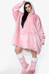 Blush Pink Fluffy Hoodie