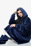 Navy Blanket Hoodie