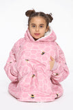 Kids Bee Hoodie Grey - TheHugSnugStore