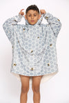 Kids Bee Hoodie Grey - TheHugSnugStore