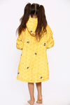 Kids Bee Hoodie Ochre - TheHugSnugStore