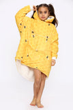 Kids Bee Hoodie Grey - TheHugSnugStore