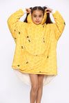 Kids Bee Hoodie Blush Pink - TheHugSnugStore