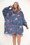 Festive Gamer Zone Charcoal Hoodie - TheHugSnugStore