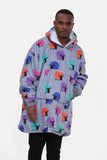 Funky Sheep Hoodie Grey - TheHugSnugStore
